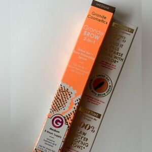 Grande Cosmetics 2in1 tinted gel and brow enhancing serum ✨ shade medium